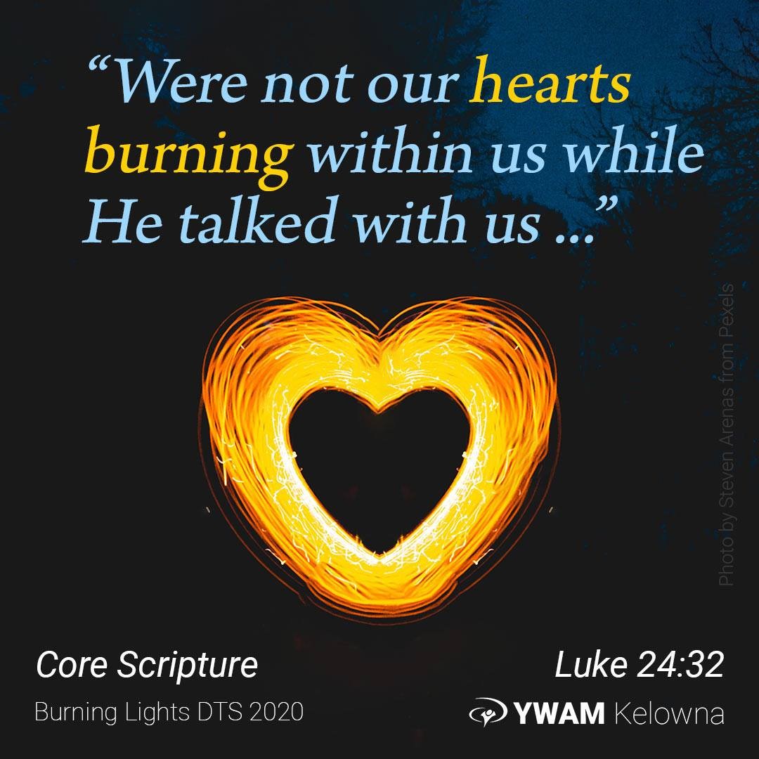 You can feel it when He talks with you; that burning in your heart. The warmth of the gospel manifested in your heart. These are the very words of Jesus witnessed by the Holy Spirit in your spirit. Like when you hear testimonies of His love and power come true. This why we call it ywamkelowna.org
.
.
.
.