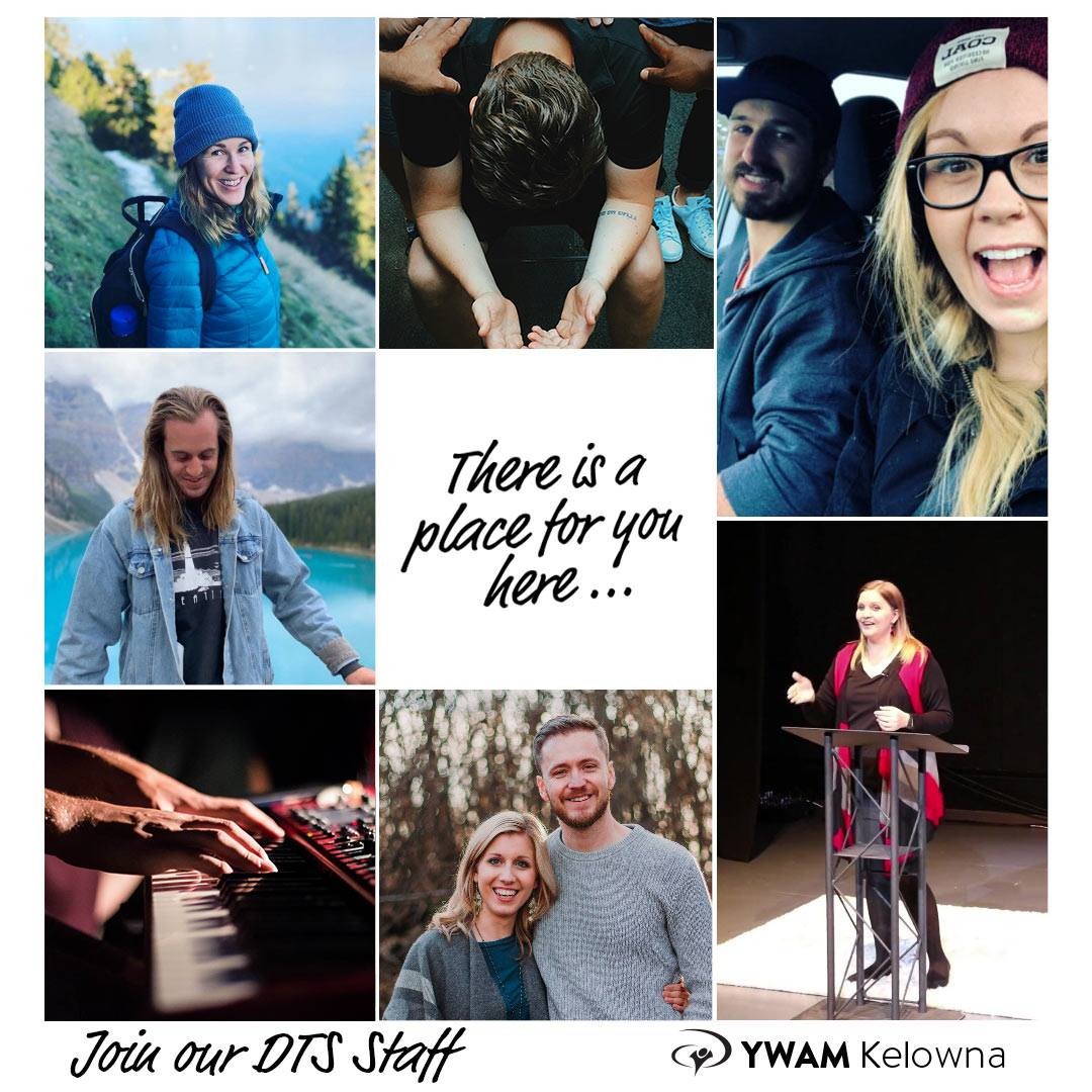 Come inspire and lead the next wave of YWAMers at YWAM Kelowna. Staff a DTS. We have a place for you here, where you can be effective, fruitful and challenged to be all you feel God calling you to. Contact our DTS Leader, Kristen Michael:  kristen.michiel@ywamkelowna.org @kteeple33 .
.
.
.
