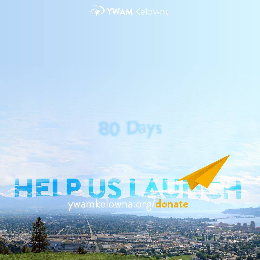 80 days till our DTS launch - so happy to finally see it come to life. It takes a lot of work in the background to launch a base and a DTS - Our staff are working crazy hours to make this a reality. This is the thankless, hidden, passionate beginning of seeing the reward of an empowered church go make disciples of nations. You can partner with us at any time and join in this reward. Your help is an investment in the kingdom whose returns of priceless. 
https://ywamkelowna.org/donate
.
.
.
.
.
.
.
.